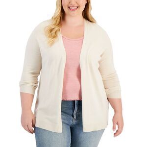 Style & Co Plus Size Open Front Cardigan